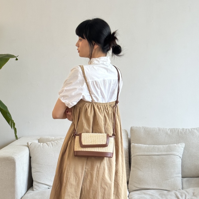 [ Tặng Kèm Charm ] Manami まなみ Mini Rattan Bag - Túi Cối Đeo Chéo MANAMI ...