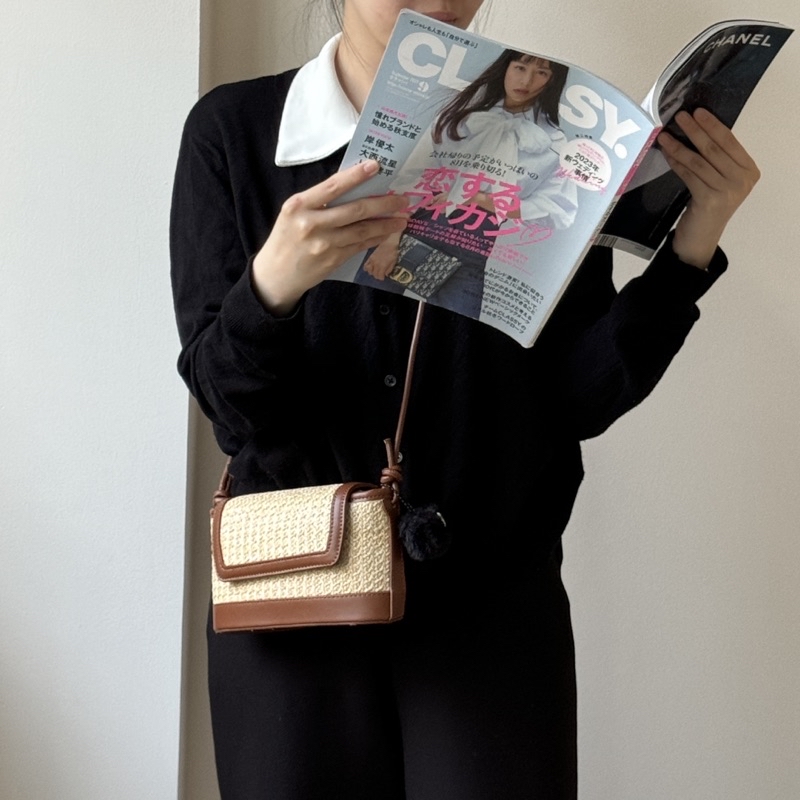 [ Tặng Kèm Charm ] Manami まなみ Mini Rattan Bag - Túi Cối Đeo Chéo MANAMI ...