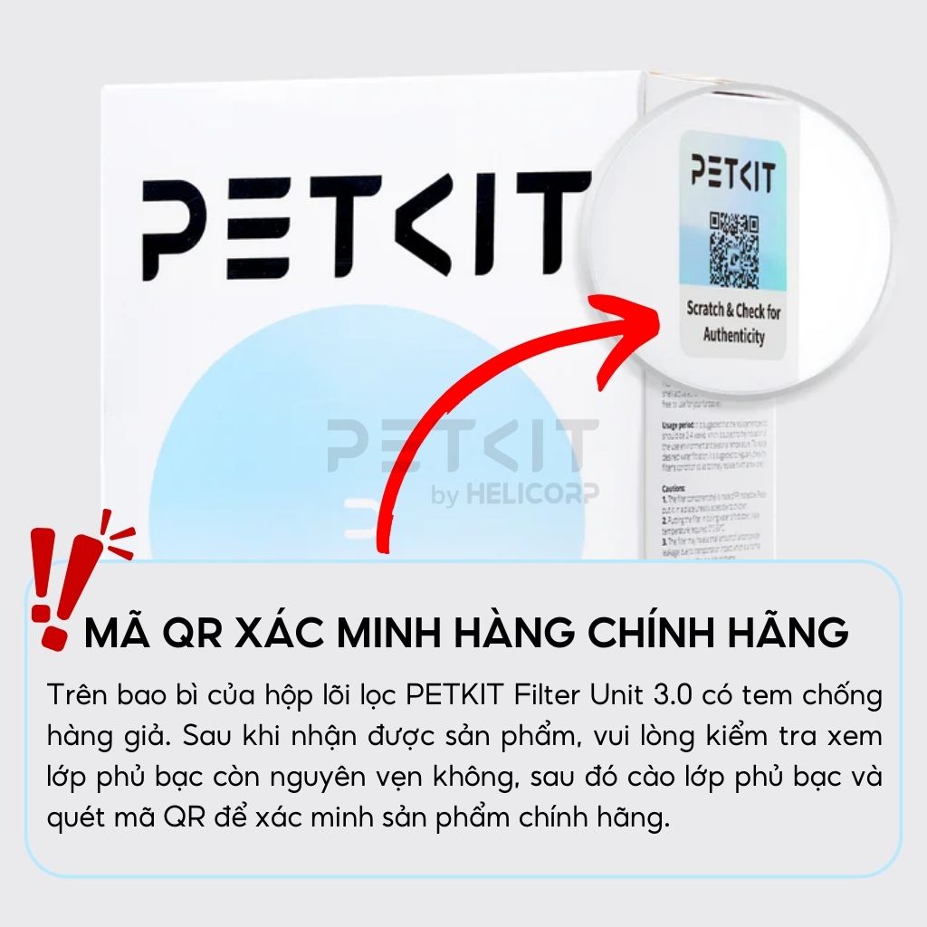 Mô tả Lõi Lọc Nước, Tấm Lõi Lọc Nước Cho Máy Petkit Solo Phiên Bản Mới 3.0 - 2