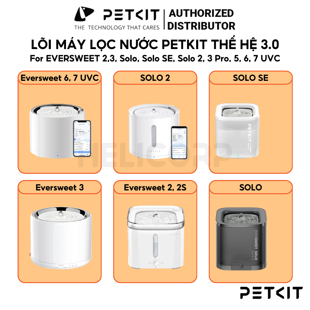Mô tả Lõi Lọc Nước, Tấm Lõi Lọc Nước Cho Máy Petkit Solo Phiên Bản Mới 3.0 - 4