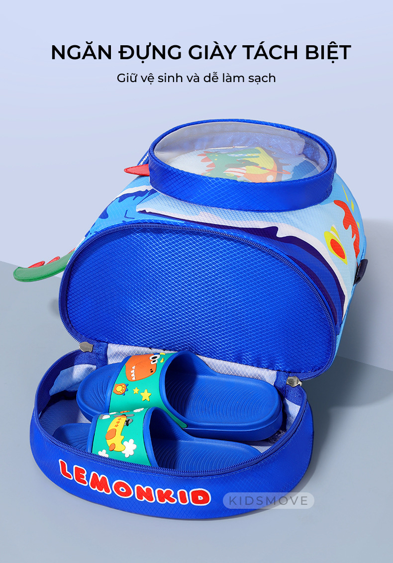 Không gian chứa đồ túi bơi Lemonkid