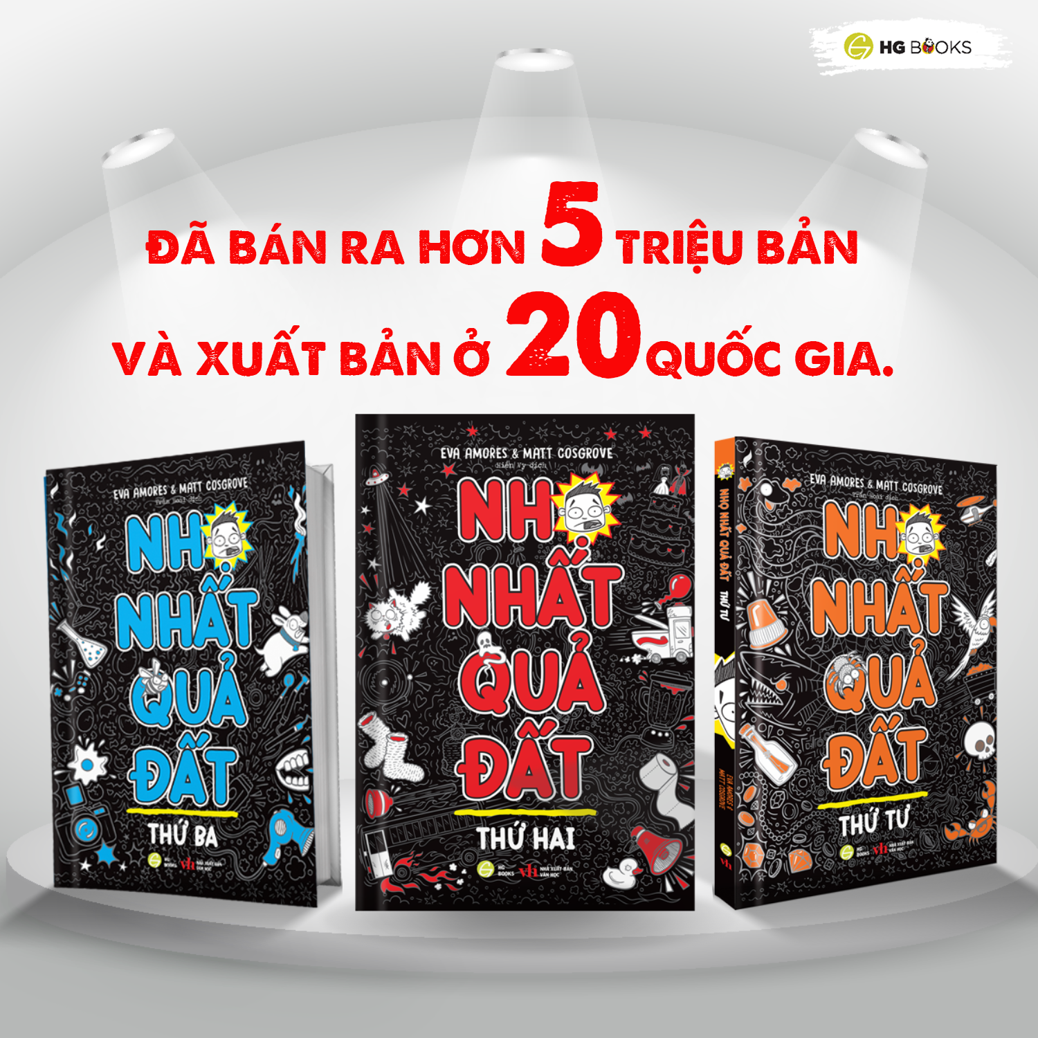 Mô tả Sách Nhọ Nhất Quả Đất hài hước, truyện tranh dành cho thiếu nhi nổi tiếng thế giới HG Books - 1
