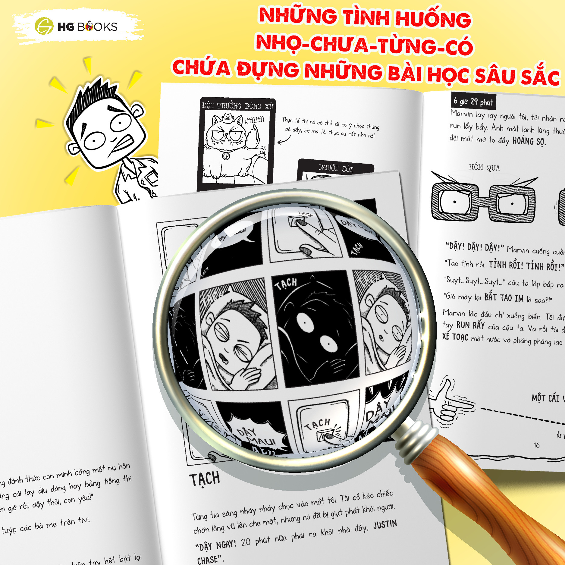 Mô tả Sách Nhọ Nhất Quả Đất hài hước, truyện tranh dành cho thiếu nhi nổi tiếng thế giới HG Books - 4