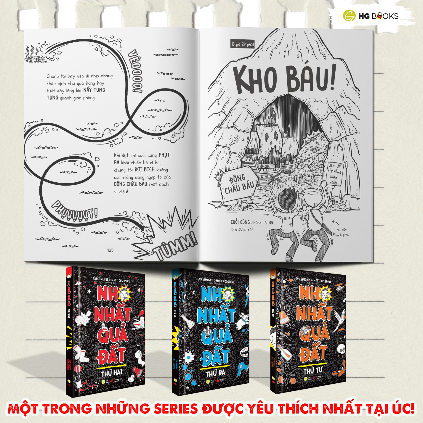 Mô tả Sách Nhọ Nhất Quả Đất hài hước, truyện tranh dành cho thiếu nhi nổi tiếng thế giới HG Books - 2