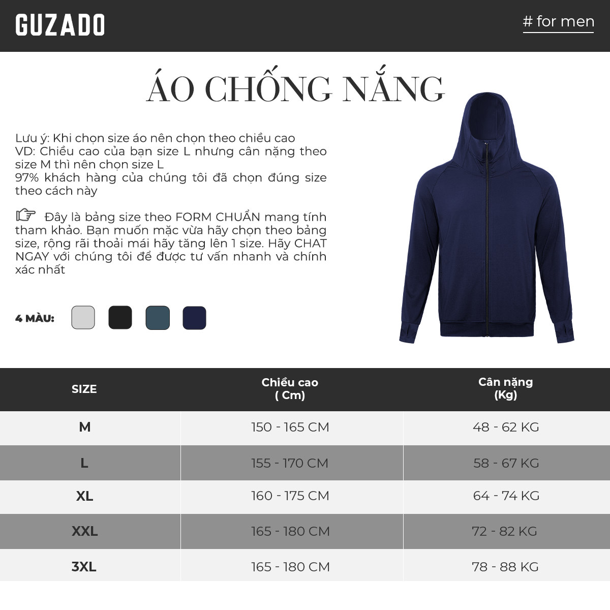 Áo chống nắng nam chất thun lạnh