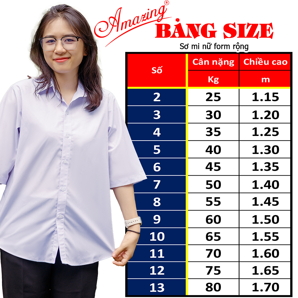 Mô tả Áo trắng nữ sinh tay ngắn rộng eo, phong cách Hàn, dáng suông trẻ trung năng động - 1