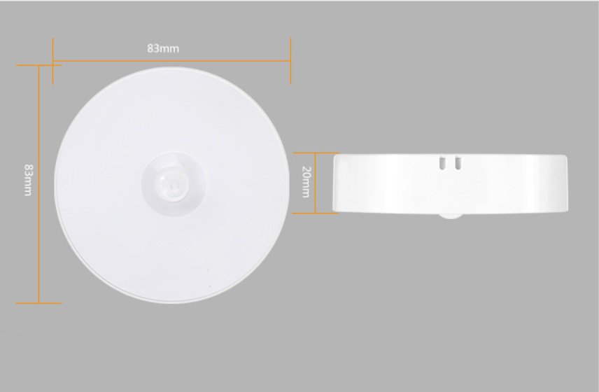Mô tả Đèn LED Cảm Biến Chuyển Động Energy Green Lighting Hình Tròn G11 - Dán Tường , Dán Tủ Quần Áo - 2