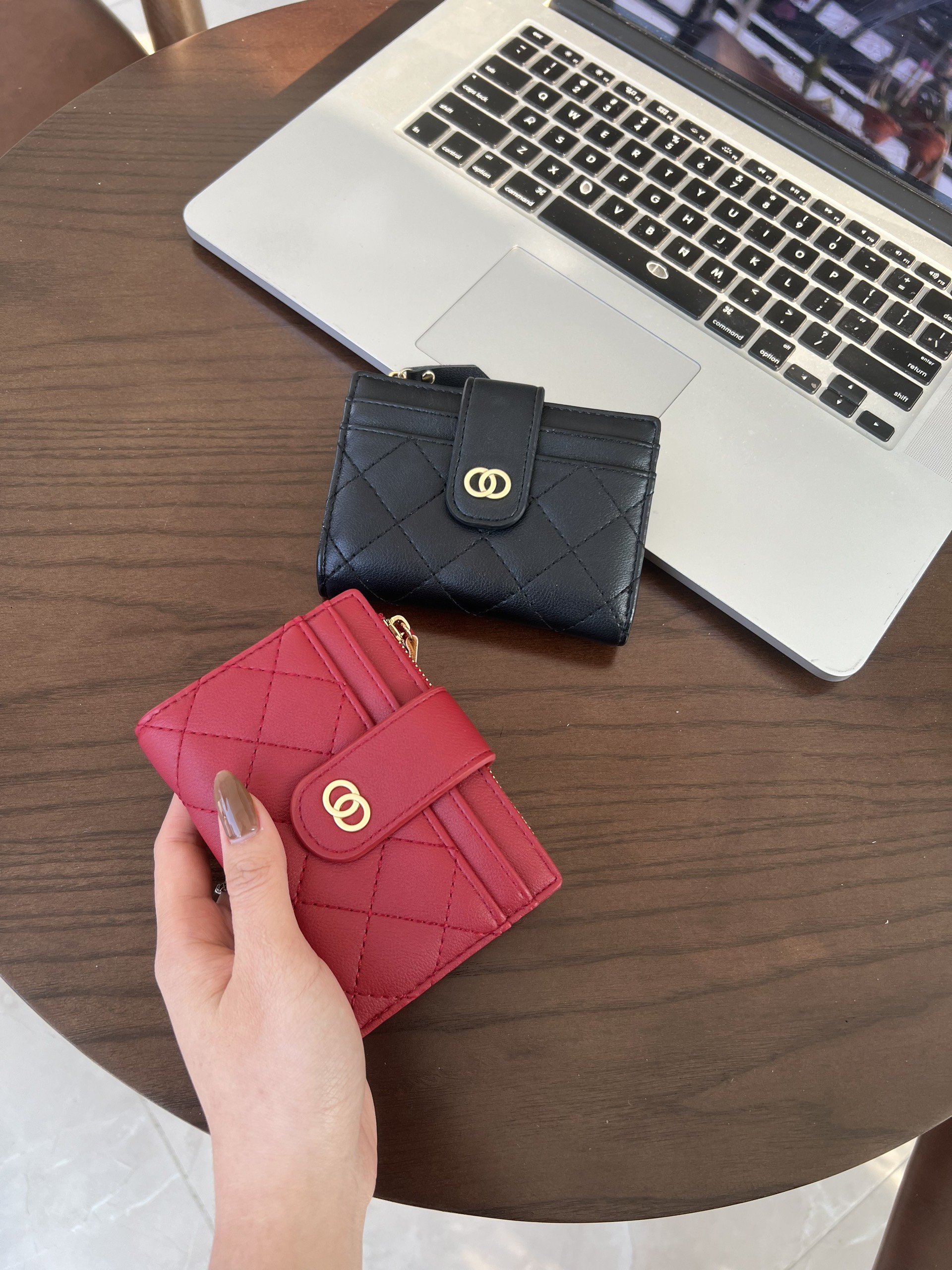 Mô tả Ví Nữ Ngắn Mini Cầm Tay Đựng Tiền TAILIAN Thời Trang Kẻ Caro Xinh Xắn Da Cao Cấp TL12 - 8