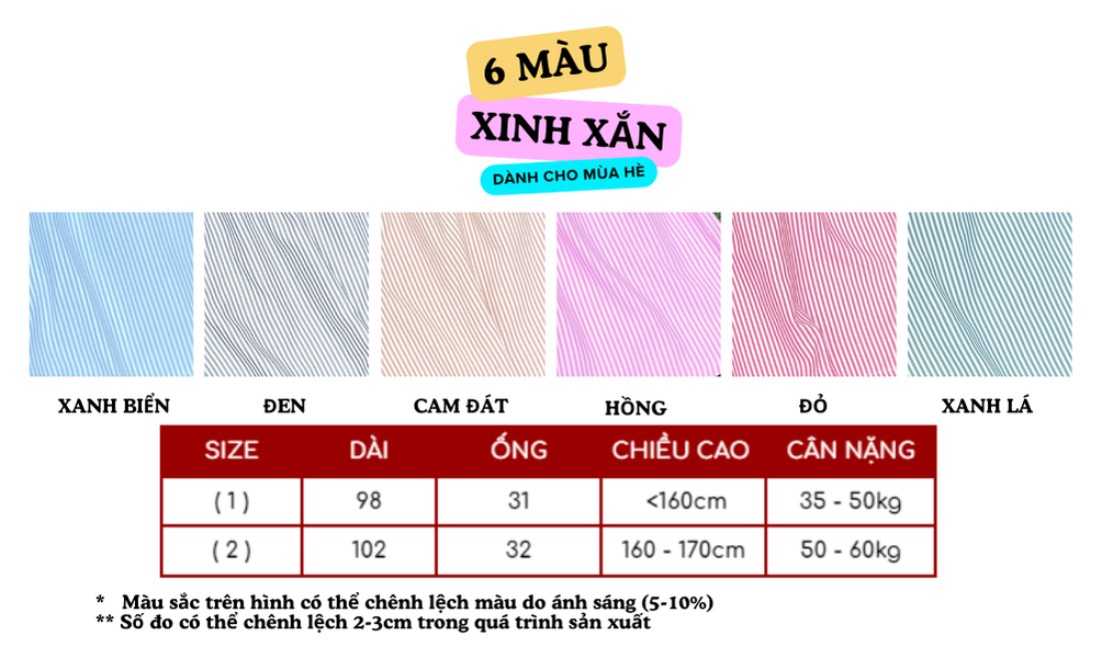 Mô tả Quần Dài Kẻ Sọc SAIGONESE Quần Lưng Chun Ống Rộng Form Ống Suông Vải Kate Unisex - 1