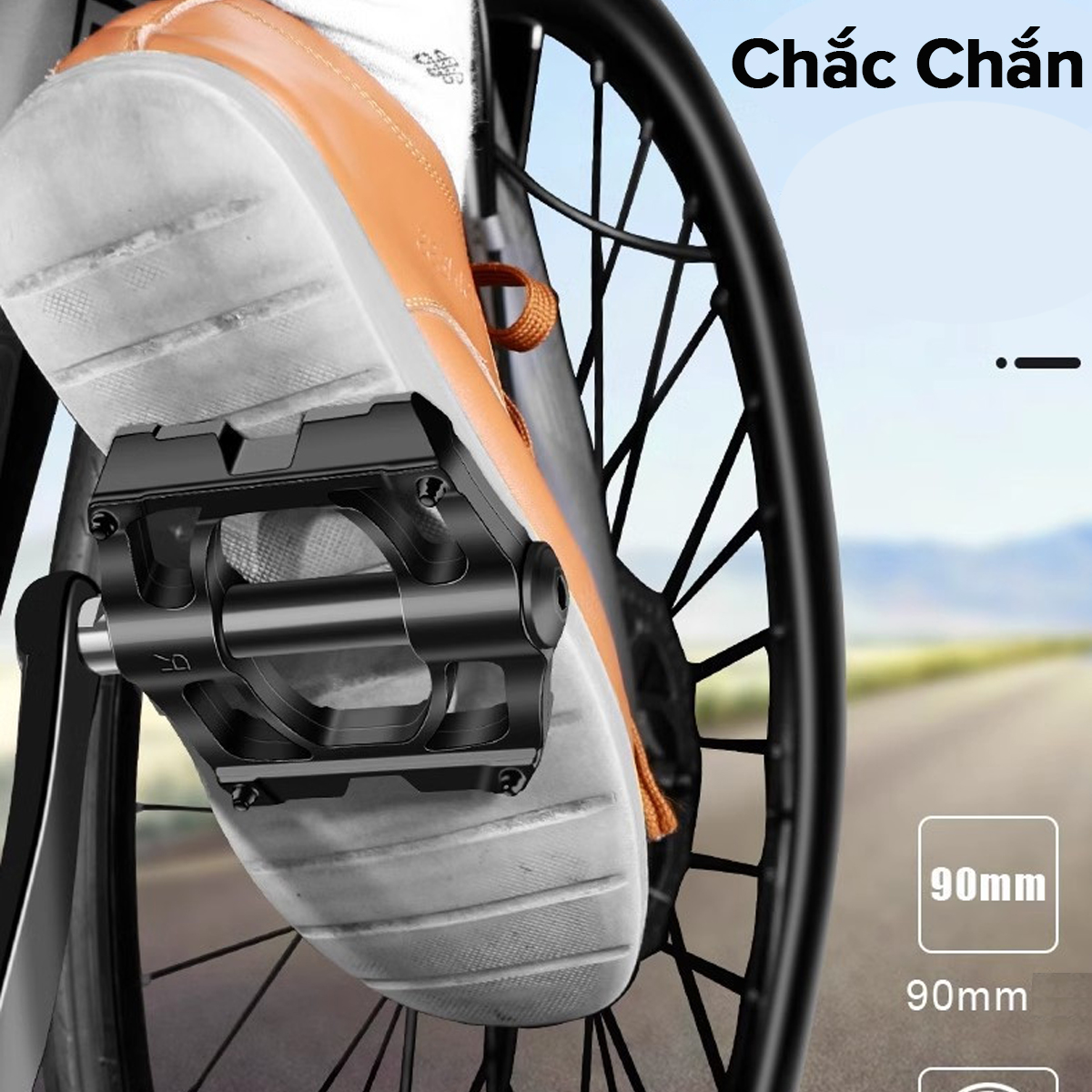 Mô tả Bàn Đạp Xe Đạp 1 Cặp (2 Chiếc) Pedal Cho Xe Đạp Thể Thao Bằng Hợp Kim Thép Nhôm Chống Trượt Chính Hãng Amalife - 8