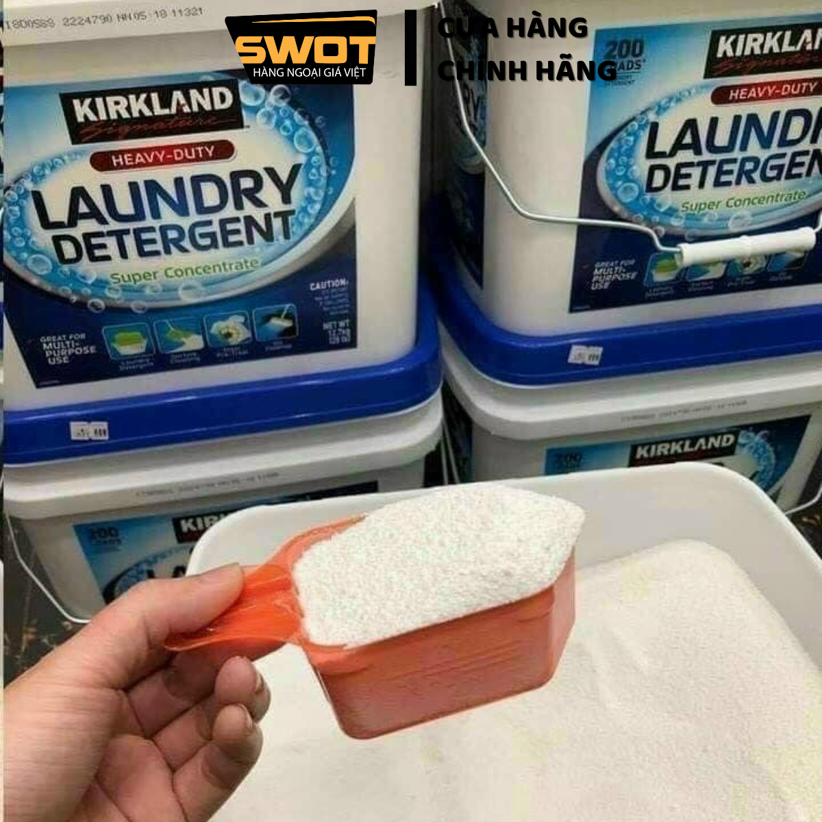 Bột giặt Kirkland Signature Laundry Detergent 12.7kg, Bột giặt hương ...