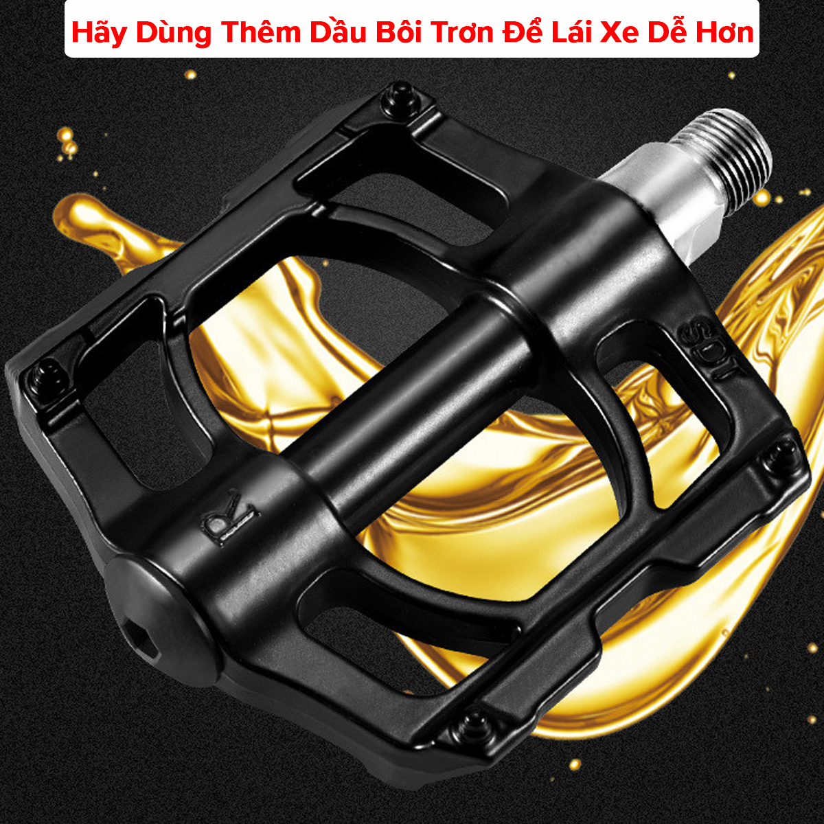 Mô tả Bàn Đạp Pedal Xe Đạp Thể Thao Địa Hình Hãng Amalife – 2 Chiếc Pedan Hợp Kim Thép Nhôm Chắc Chắn Chống Trượt - 4