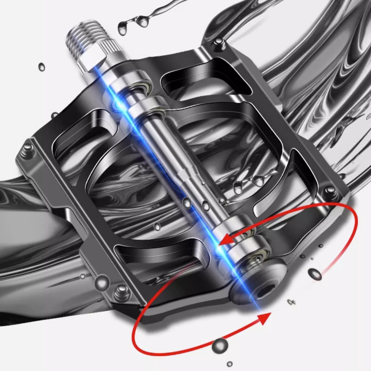 Mô tả Bàn Đạp Pedal Xe Đạp Thể Thao Địa Hình Hãng Amalife – 2 Chiếc Pedan Hợp Kim Thép Nhôm Chắc Chắn Chống Trượt - 8