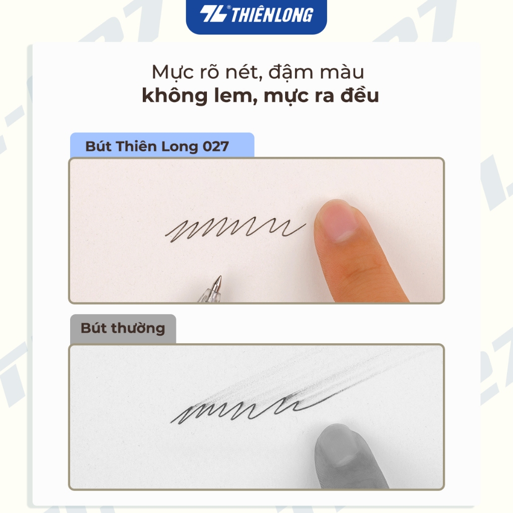 Mô tả Combo 5/10/20 cây Bút Bi Thiên Long TL-027 - 6