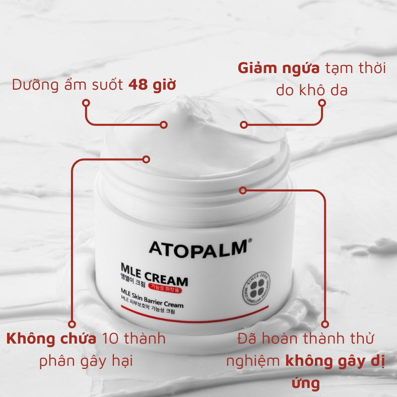 Mô tả Kem dưỡng MLE Atopalm giúp dưỡng ẩm, làm dịu làn da khô - ATOPALM MLE CREAM 65ML/100ML - 2