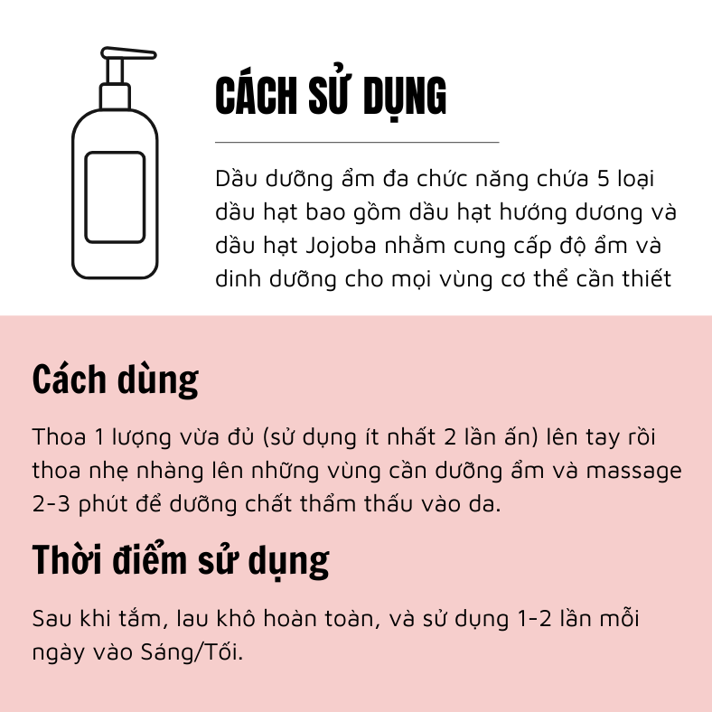 Mô tả Dầu dưỡng ẩm đa chức năng Atopalm 100ML -  ATOPALM MOISTURIZING MULTI OIL - 4