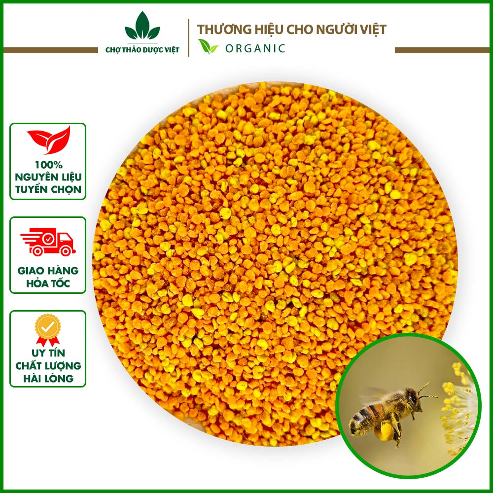 Phấn hoa rừng tự nhiên 100g, phấn hoa mật ong giúp làm đẹp da và tóc ...