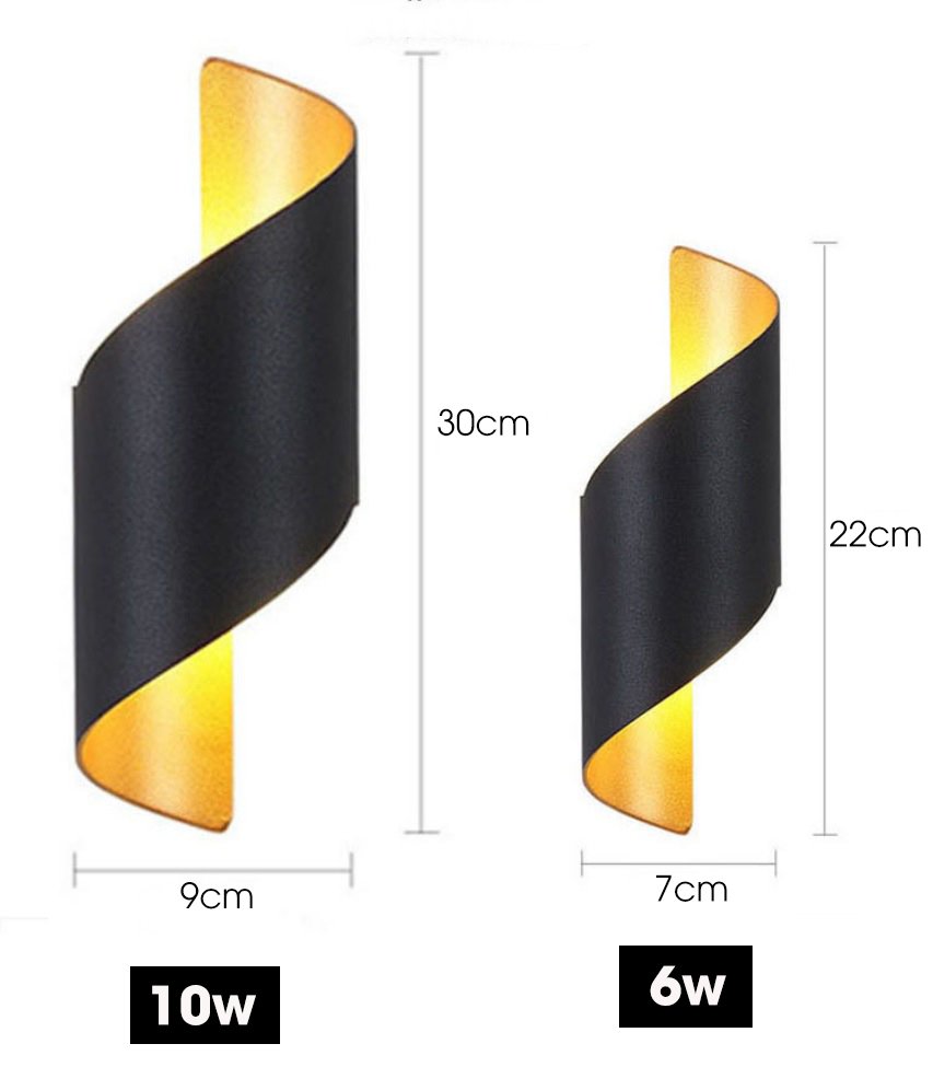 Mô tả Đèn Tường Energy Green Lighting Cong 2 Đầu Phát Sáng DT-896s - Decor Trang Trí Phòng Khách - 6