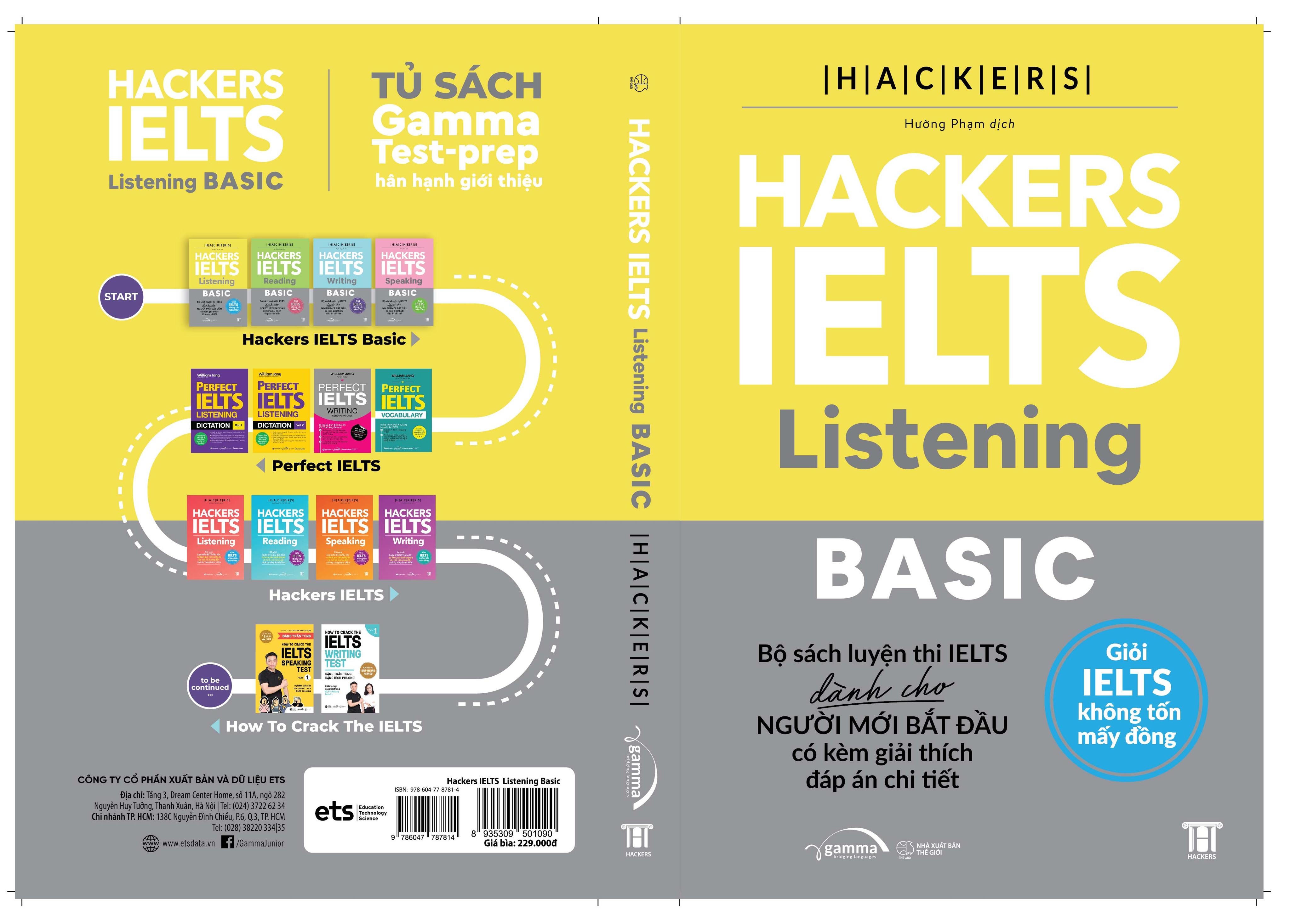 Sách - Hackers IELTS Basic: Listening + Reading + Speaking + Writing ...