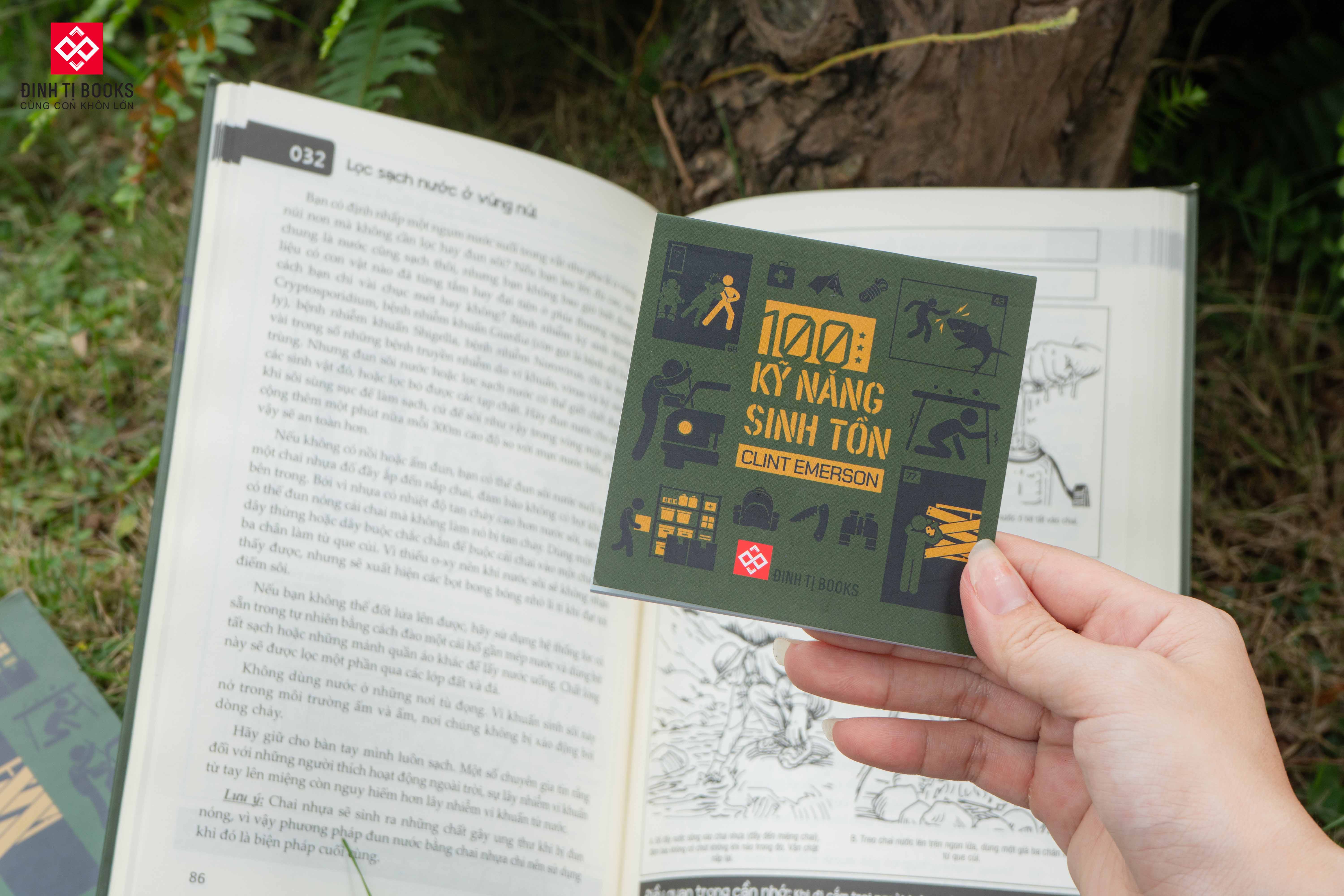 Mô tả Sách - 100 kỹ năng sinh tồn - Đinh Tị Books - 1
