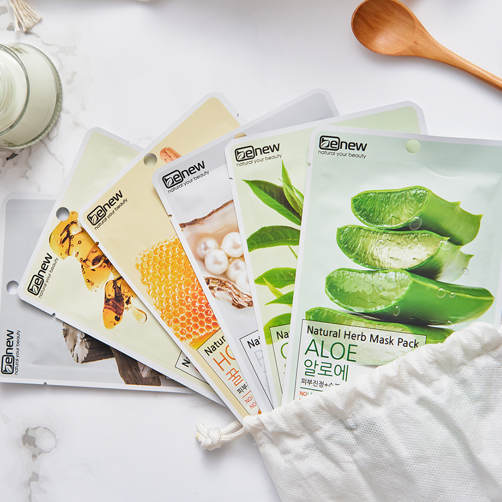 Mô tả Mặt nạ đắp mặt dưỡng da tinh chất tự nhiên BENEW Natural Herb Mask Pack TAC 22ml - 1