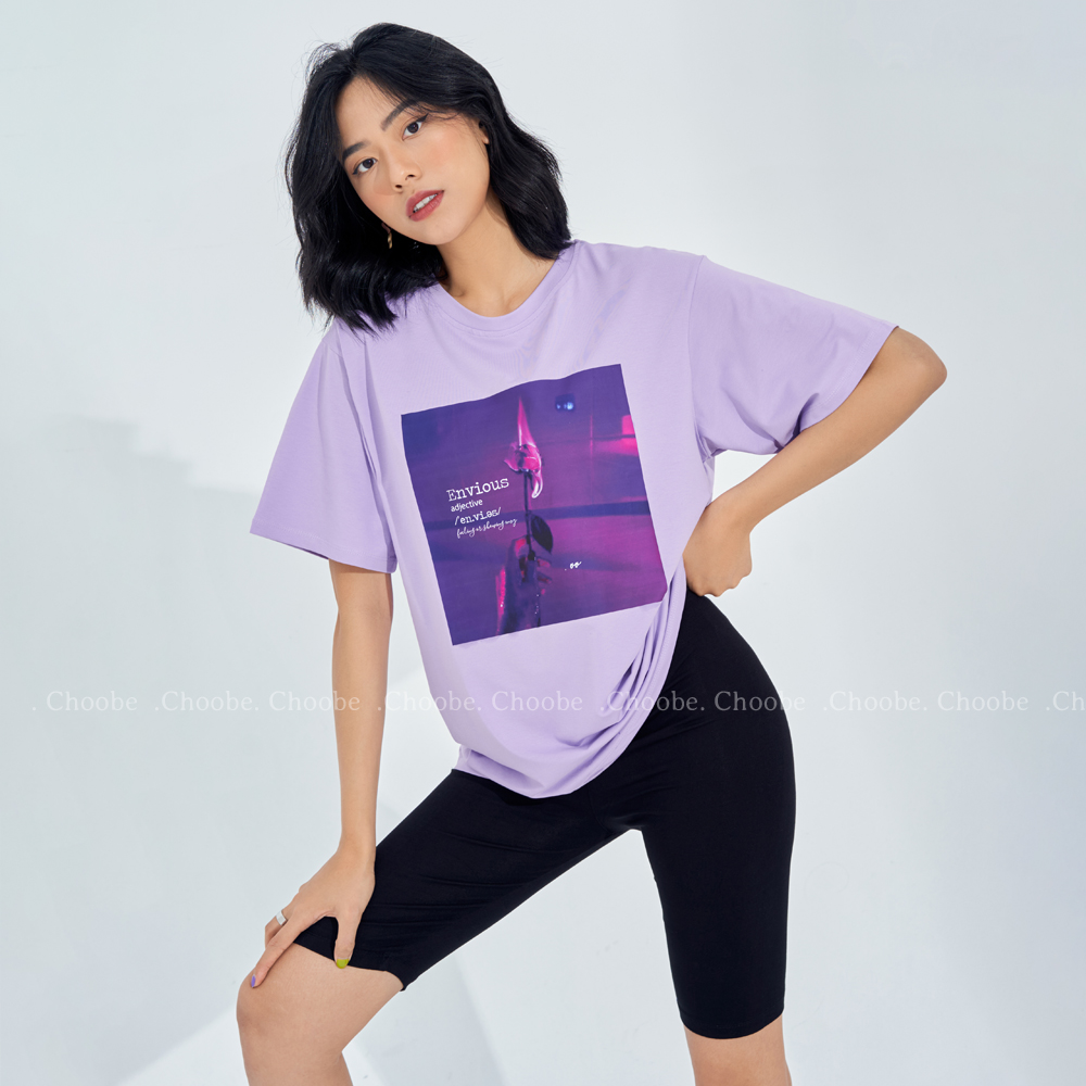Mô tả Quần legging nữ lửng Choobe vải thun cao cấp biker nữ đùi ngố dáng ôm lưng thun tập gym yoga bigsize - 2