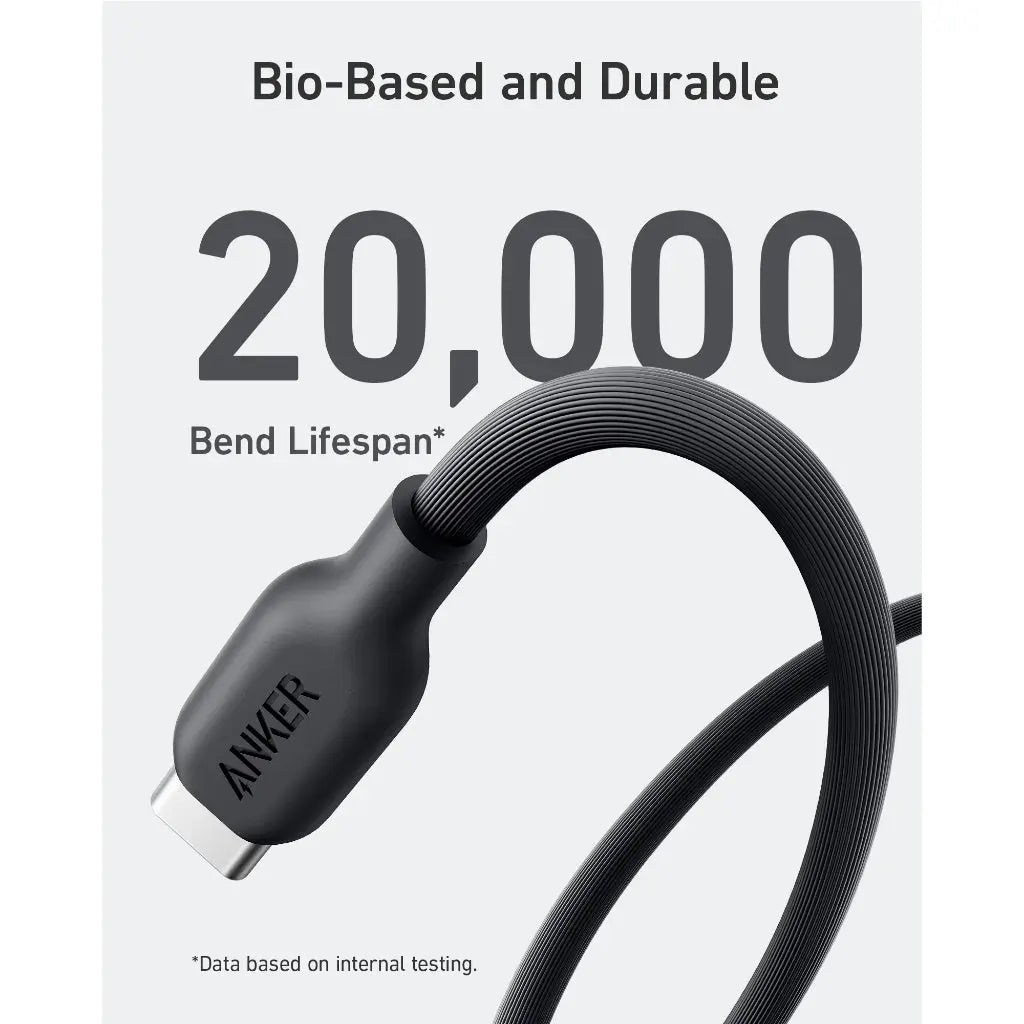 Mô tả Cáp Sạc Anker TPE Bio-Based 542 USB-C to Lightning Dài 0.9M - A80B1 - 5