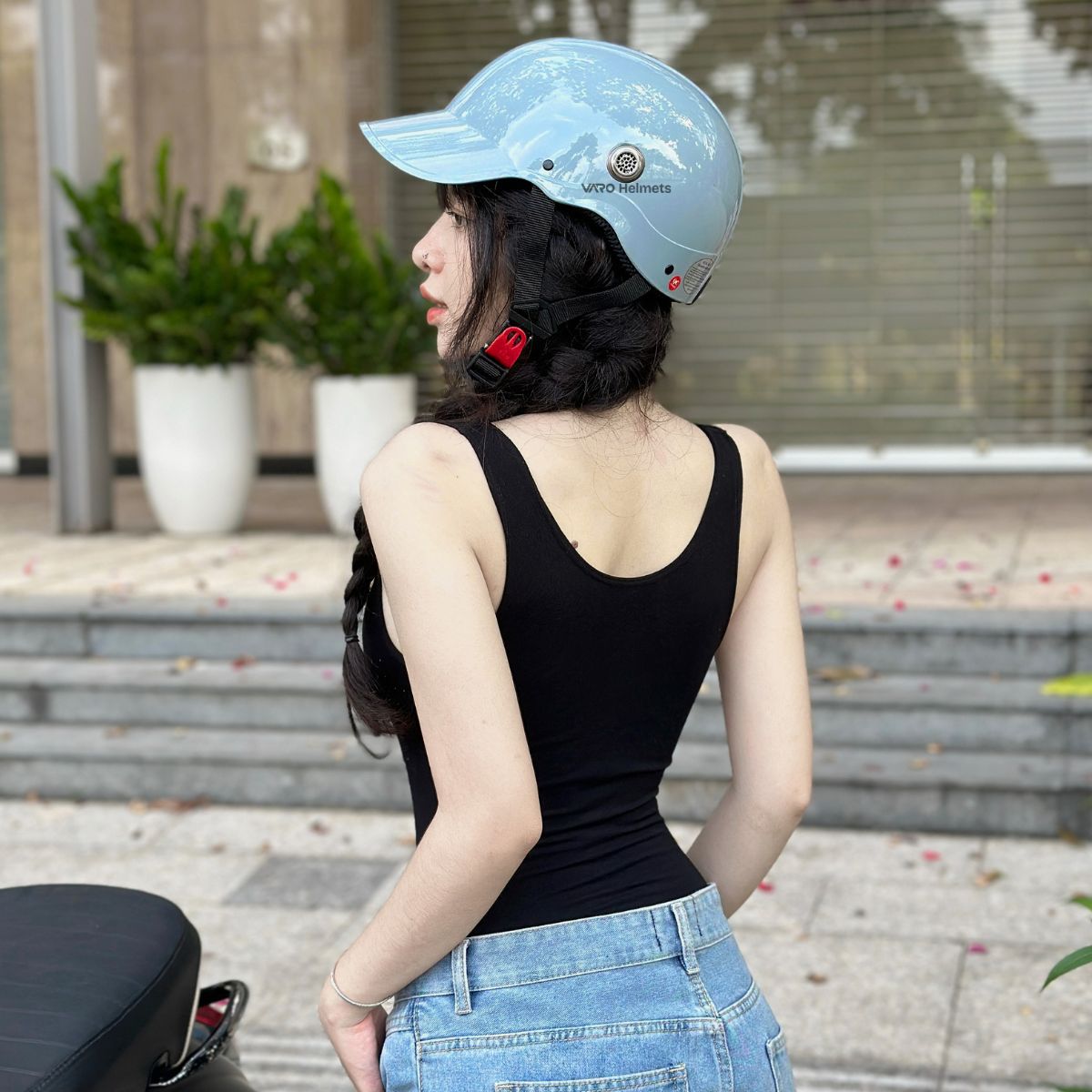 Mô tả Mũ Bảo Hiểm Lưỡi Trai Varo - Nón Bảo Hiểm 1/2 Kết Cứng, Mỏ Liền, Nón Kết Dành Cho Nam Nữ-BH 12 Tháng - 1