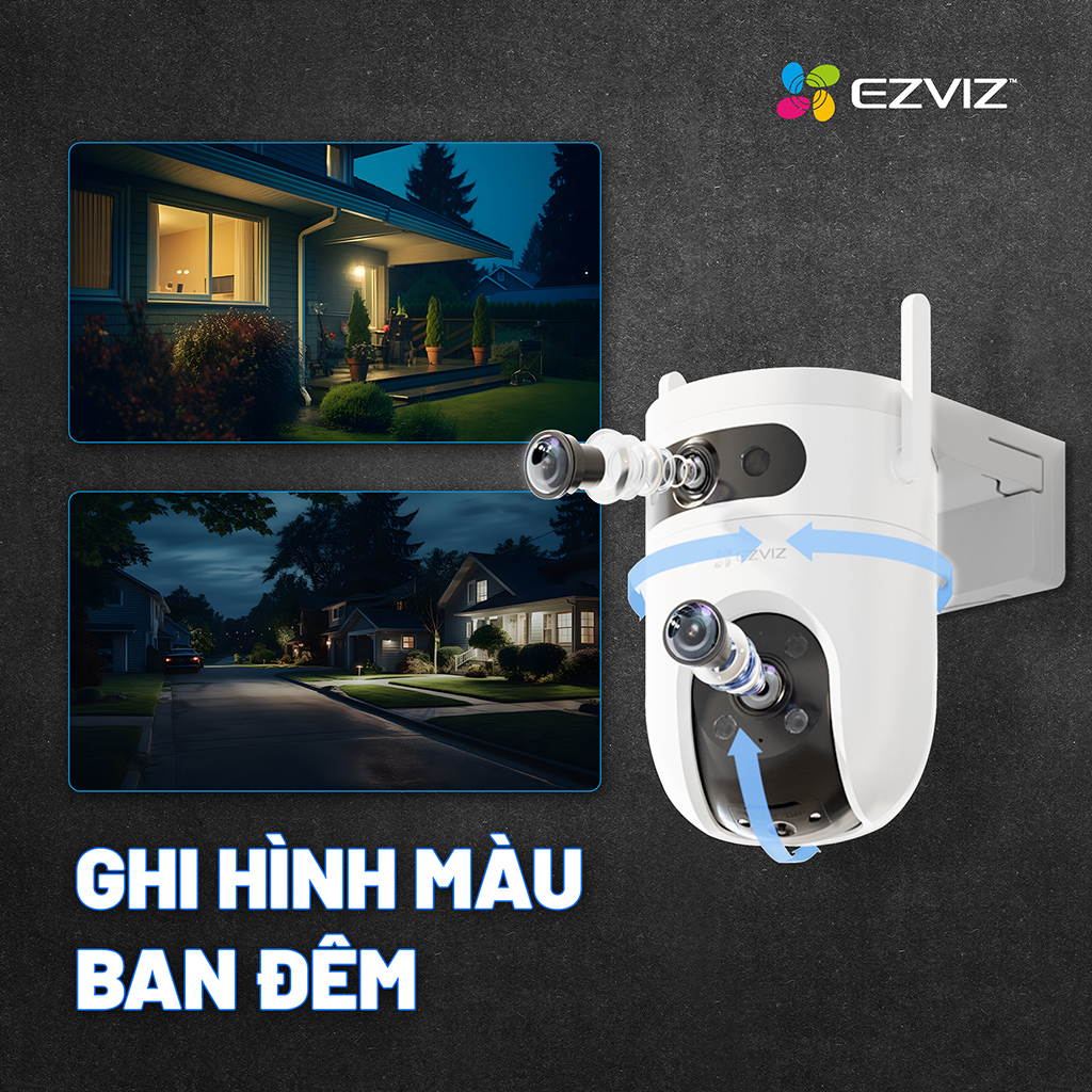 Ezviz H9c Xem Toàn Cảnh và Cận Cảnh