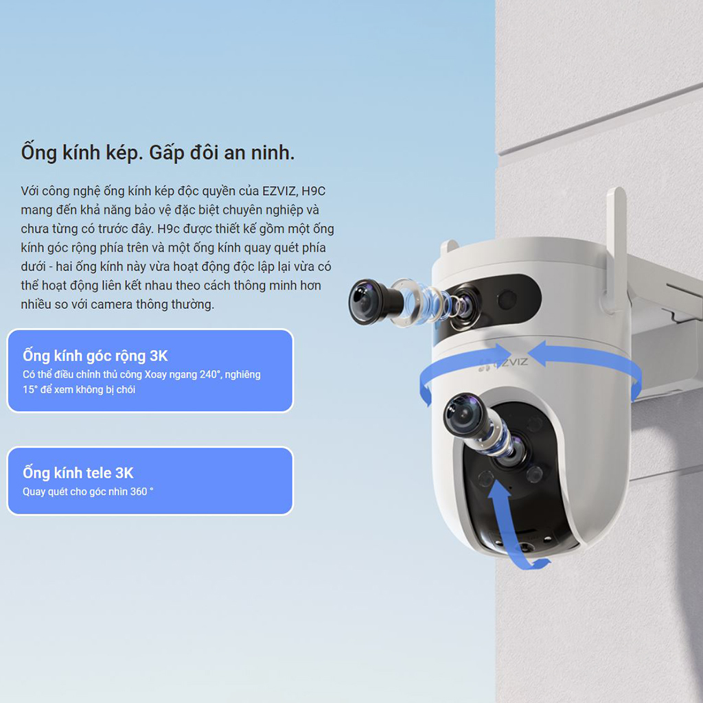 Ezviz H9c Tích Hợp Smarthome