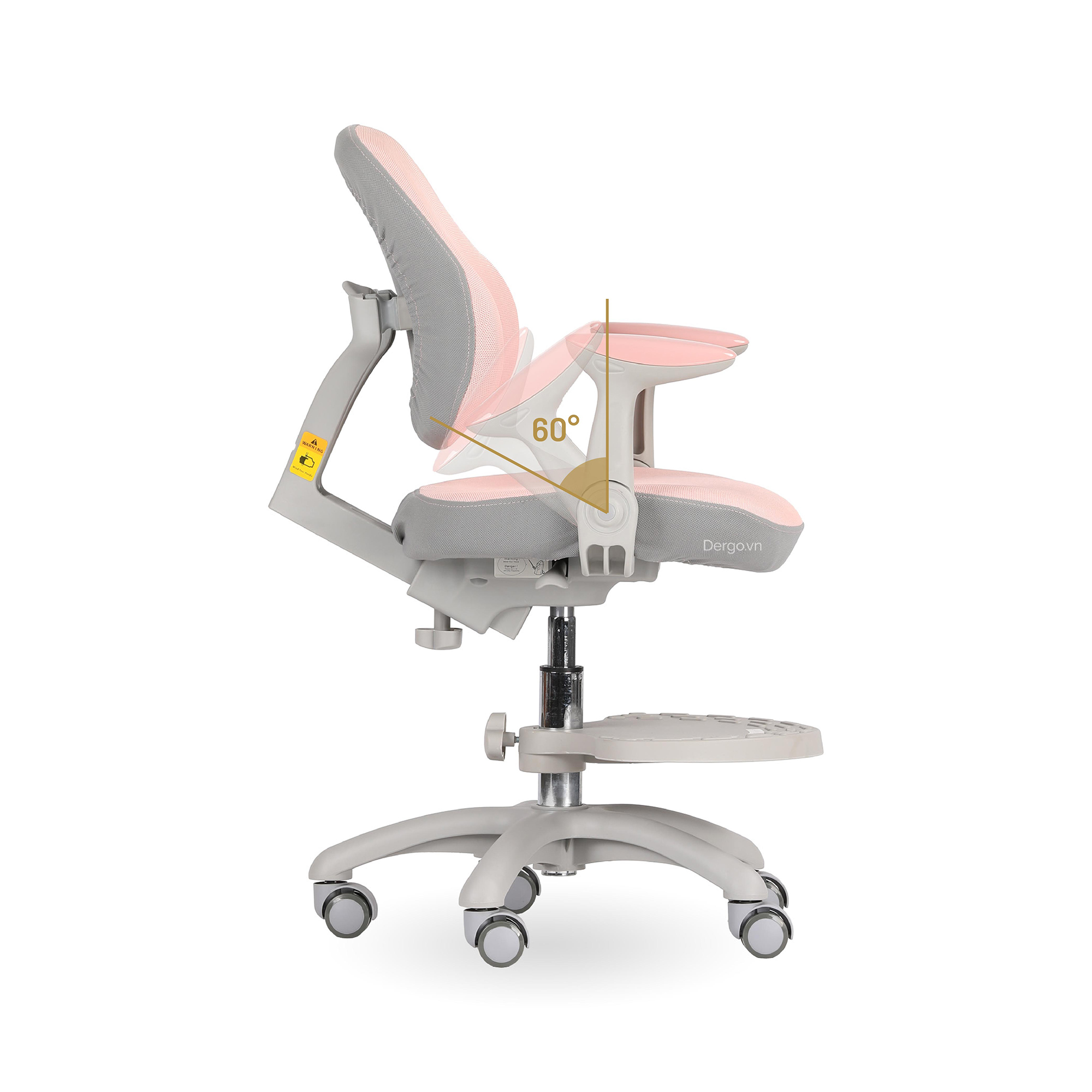 Ghế Chống Gù Cao Cấp DERGO ISmart G01H (High Chair Version) Phù Hợp Bàn ...