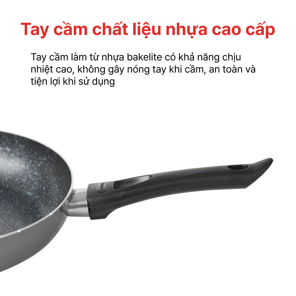 Mô tả Chảo chống dính đáy từ Marble 18, 20, 22, 24, 26, 28, 30cm, HAPPYCOOK - 3