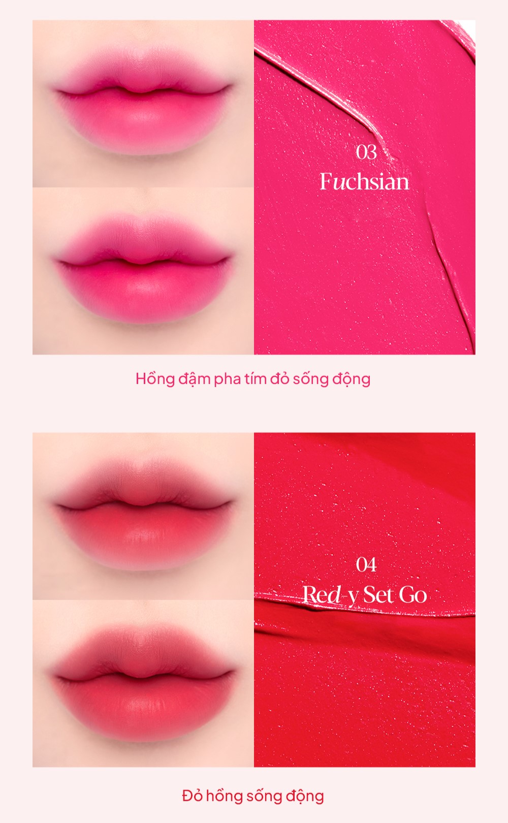 Mô tả Son Thỏi Lì Mịn Mờ Espoir Nowear Lipstick Volume Matte 3gr - 5