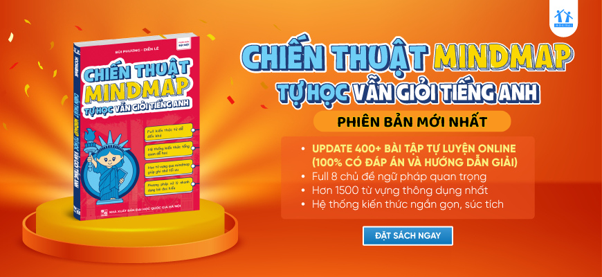 Mô tả Sách - Chiến Thuật Mindmap - Tự Học Vẫn Giỏi Tiếng Anh bản mới, dành cho người mới bắt đầu - HOCMAI - 1