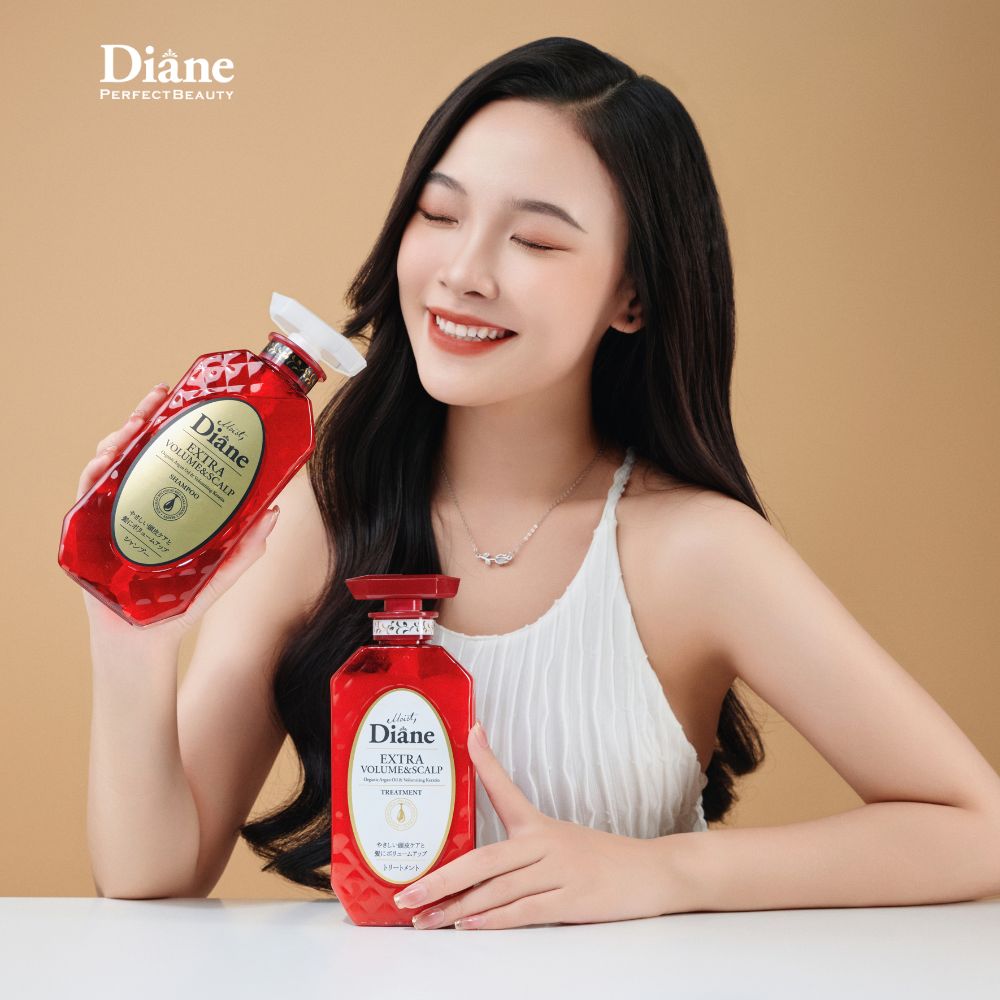 Mô tả Dầu gội đầu làm phồng tóc hỗ trợ mọc tóc dưỡng tóc phục hồi Moist Diane Extra Volume & Scalp 450ml - 11