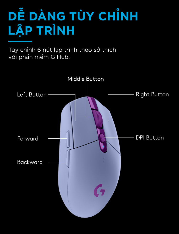 Nút lập trình Logitech G305