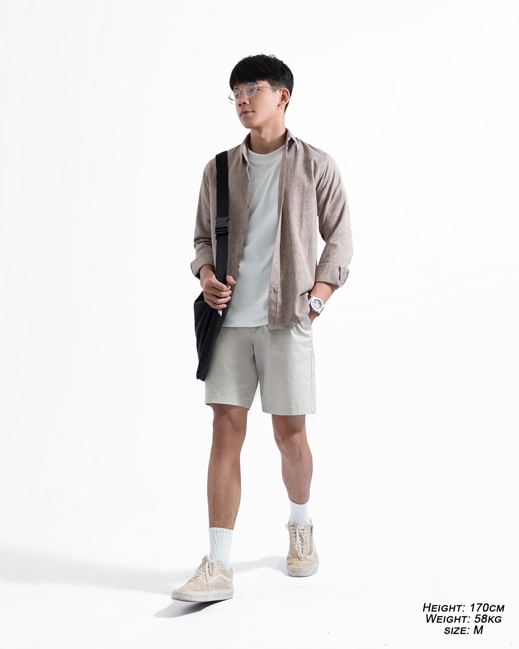 Mô tả Áo sơ mi nam dài tay vải xô đũi cao cấp LADOS-18136 trẻ trung phong cách Hàn Quốc - 7