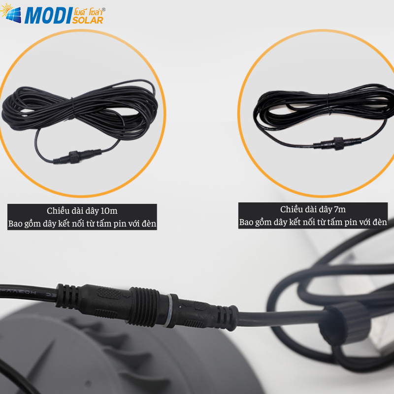 Mô tả Đèn Treo Thả Năng Lượng Mặt Trời MODI SOLAR, Đèn UFO Năng Lượng Mặt Trời  Độ Sáng Cao - 4