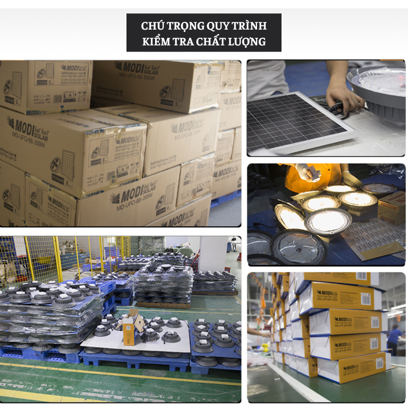 Mô tả Đèn Treo Thả Năng Lượng Mặt Trời MODI SOLAR, Đèn UFO Năng Lượng Mặt Trời  Độ Sáng Cao - 5