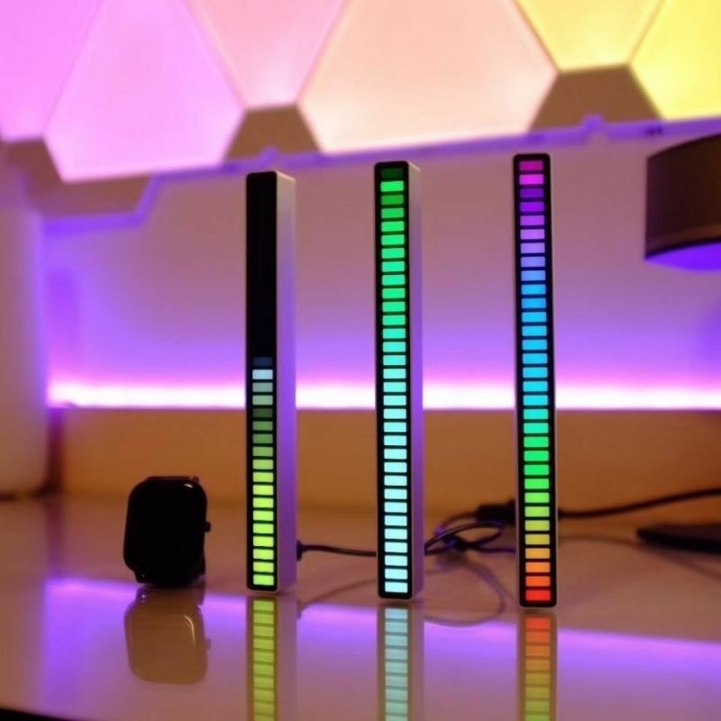 Mô tả Đèn LED RGB Energy Green Lighting SF06 Nháy Theo Nhạc - Decor 16 Triệu Màu Cảm Ứng Âm Thanh - 6