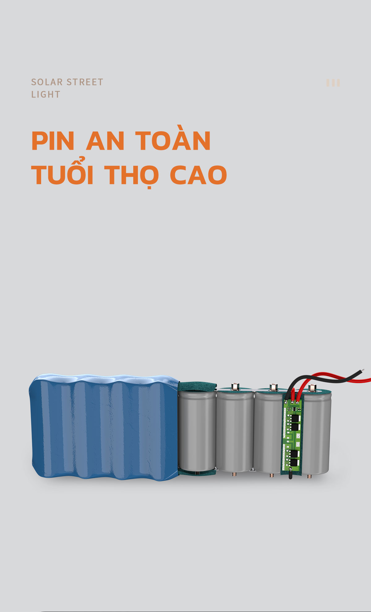 Mô tả Đèn Pha LED Cảm Biến Chuyển Động Năng Lượng Mặt Trời MODI SOLAR 60W Siêu Sáng, Ngoài Trời - 6