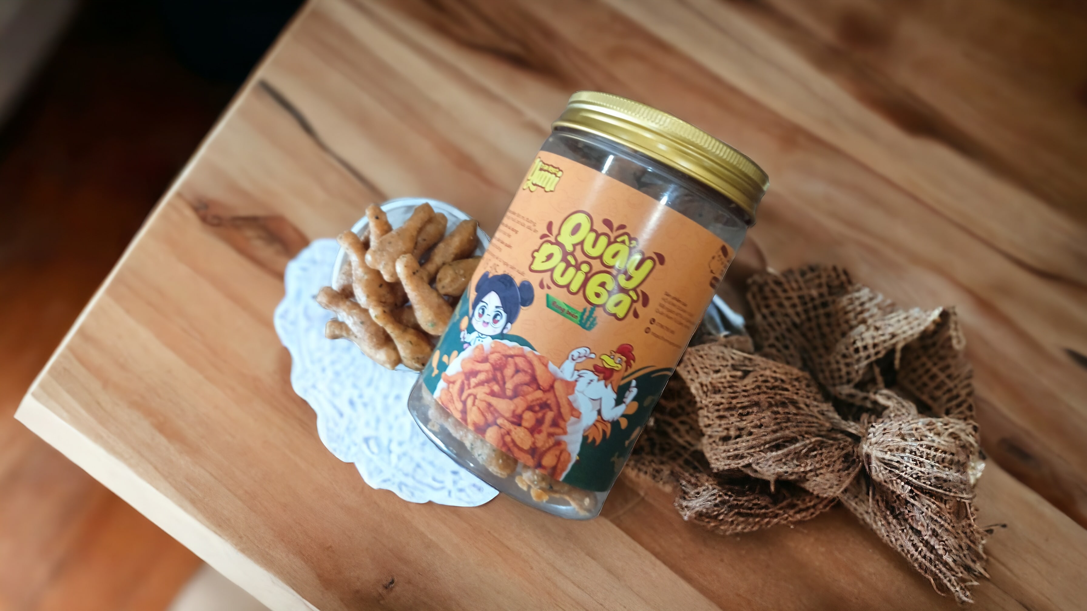 Mô tả Quẩy đùi gà rong biển Trạm ngọt Yumi bánh ngọt ăn vặt giòn rụm thơm ngon - 1
