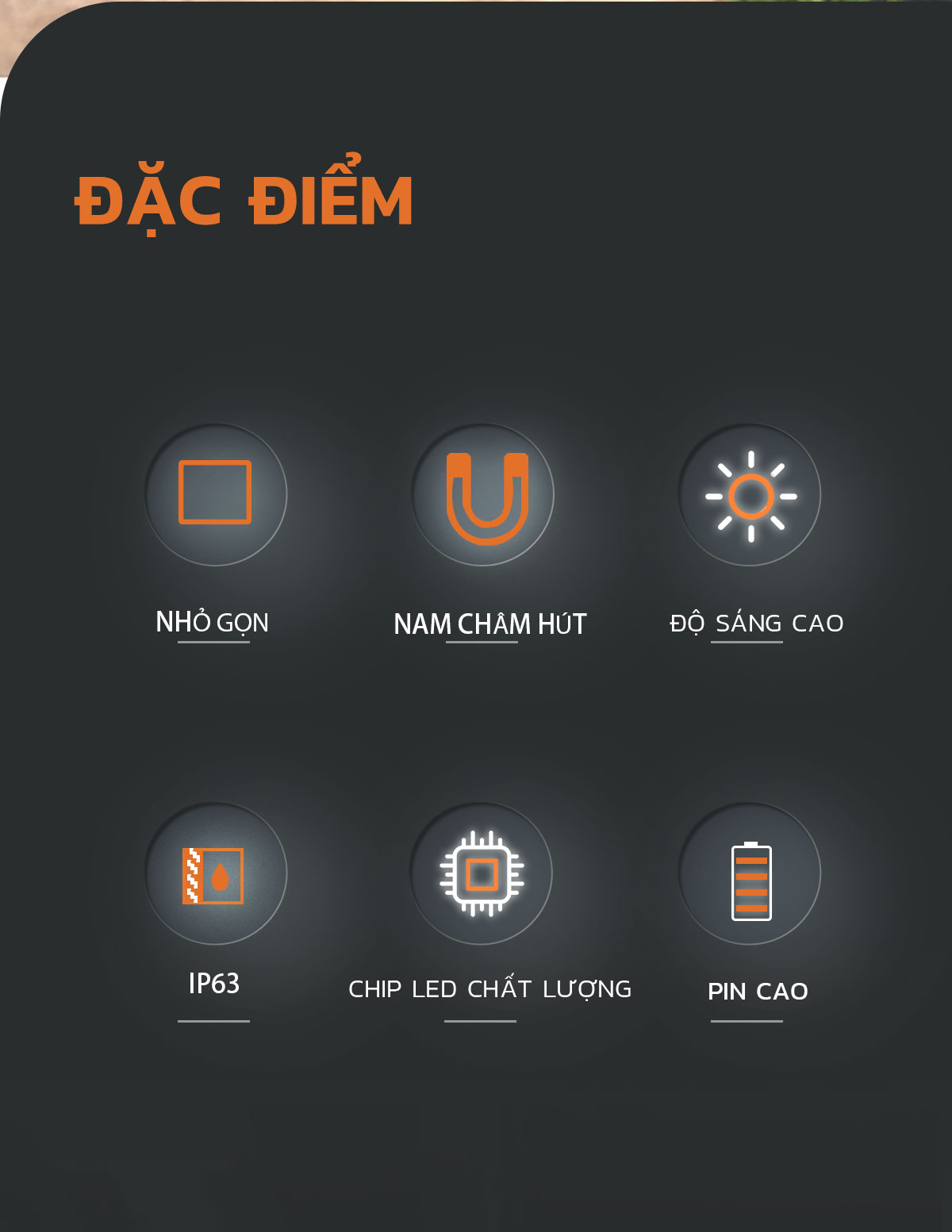 Mô tả Đèn LED Năng Lượng Mặt Trời Cầm Tay Đa Năng MODI SOLAR Đổi Màu Ánh Sáng, Nhỏ Gọn Tiện Lợi - 2