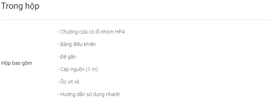 Mô tả Bộ chuông cửa không dây EZVIZ HP4 Độ phân giải 1080p, Xem trực tiếp và Gọi video hai chiều, Màn hình màu 4.3 inch - 12