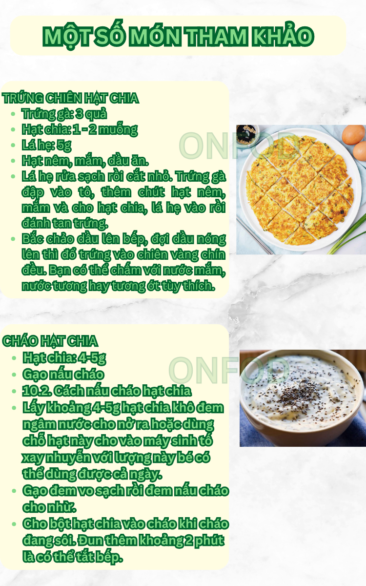 Mô tả Combo 2 yến mạch 1 hạt chia ONFOD ăn kiêng giảm cân ăn dặm cho bé mẹ bầu - 10