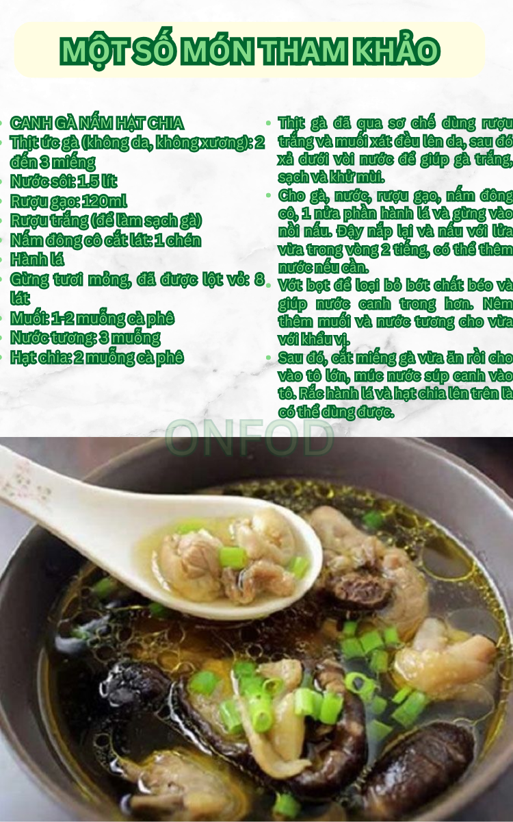 Mô tả Combo 2 yến mạch 1 hạt chia ONFOD ăn kiêng giảm cân ăn dặm cho bé mẹ bầu - 11