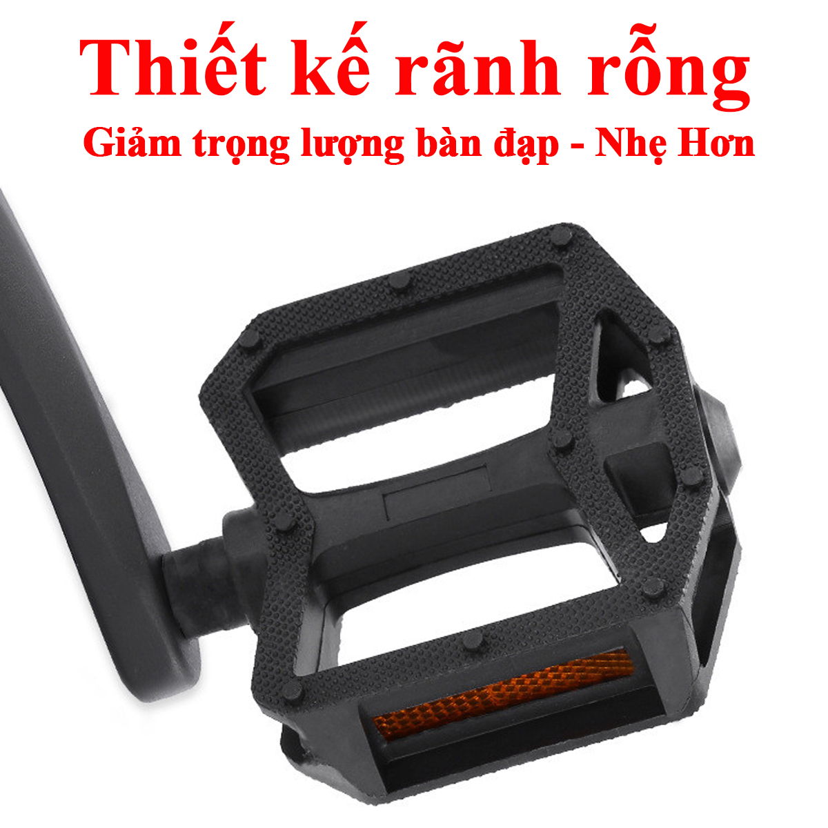 Mô tả Bàn Đạp Xe Đạp 1 Cặp (2 Chiếc) Pedal Cho Xe Đạp Thể Thao Bằng Nhựa Pedan Xe Đạp Chống Trượt Chính Hãng Amalife - 6