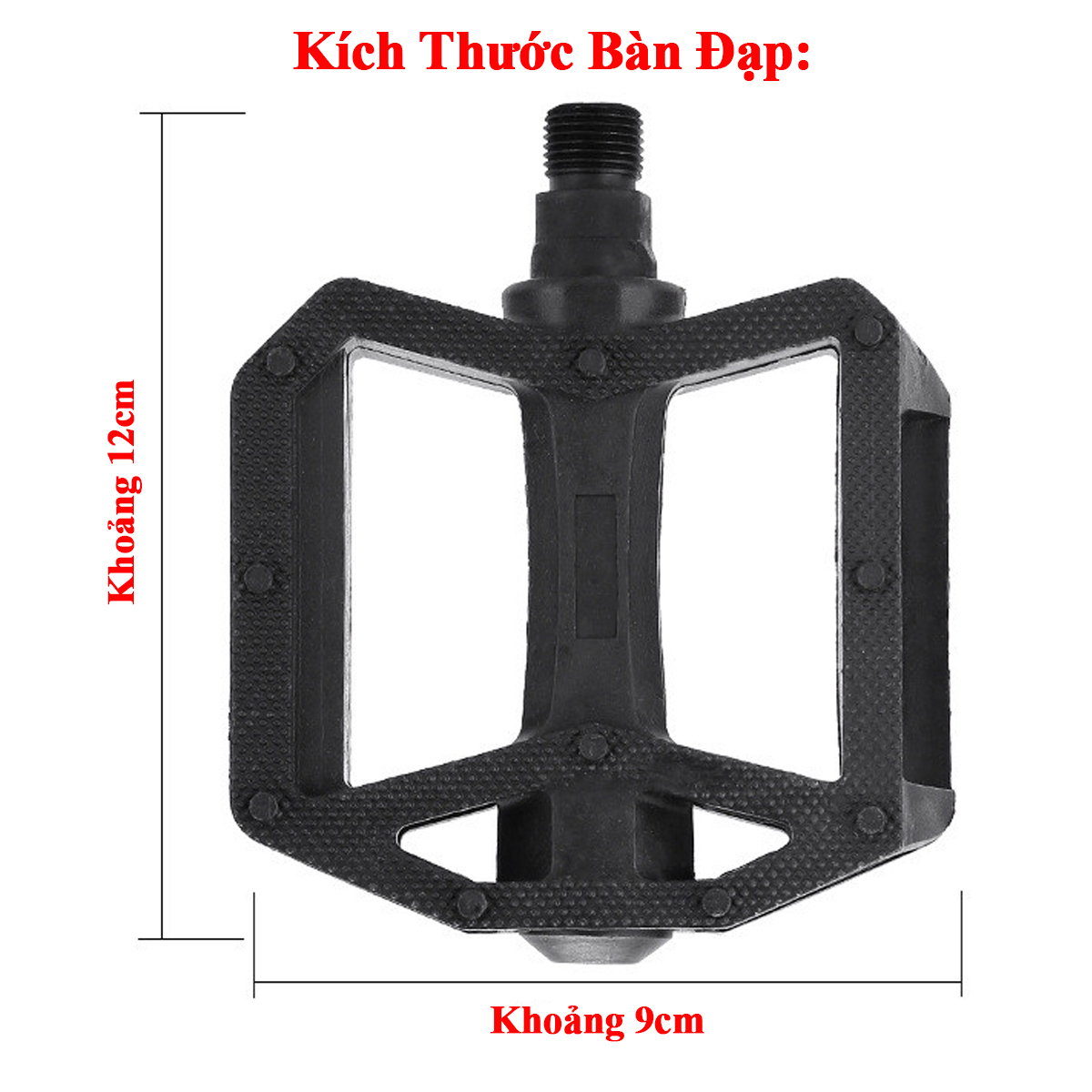 Mô tả Bàn Đạp Xe Đạp 1 Cặp (2 Chiếc) Pedal Cho Xe Đạp Thể Thao Bằng Nhựa Pedan Xe Đạp Chống Trượt Chính Hãng Amalife - 7