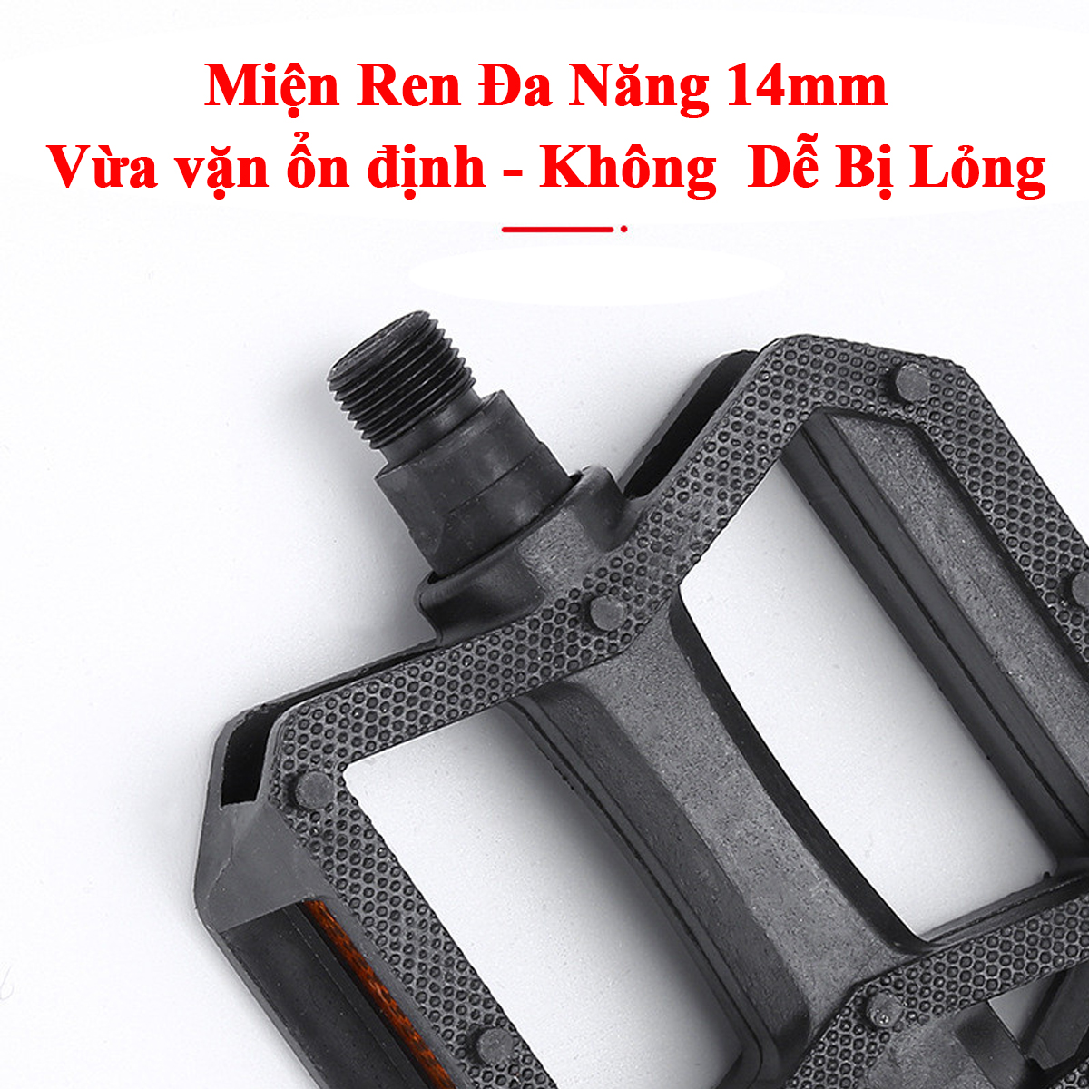 Mô tả Bàn Đạp Xe Đạp 1 Cặp (2 Chiếc) Pedal Cho Xe Đạp Thể Thao Bằng Nhựa Pedan Xe Đạp Chống Trượt Chính Hãng Amalife - 8