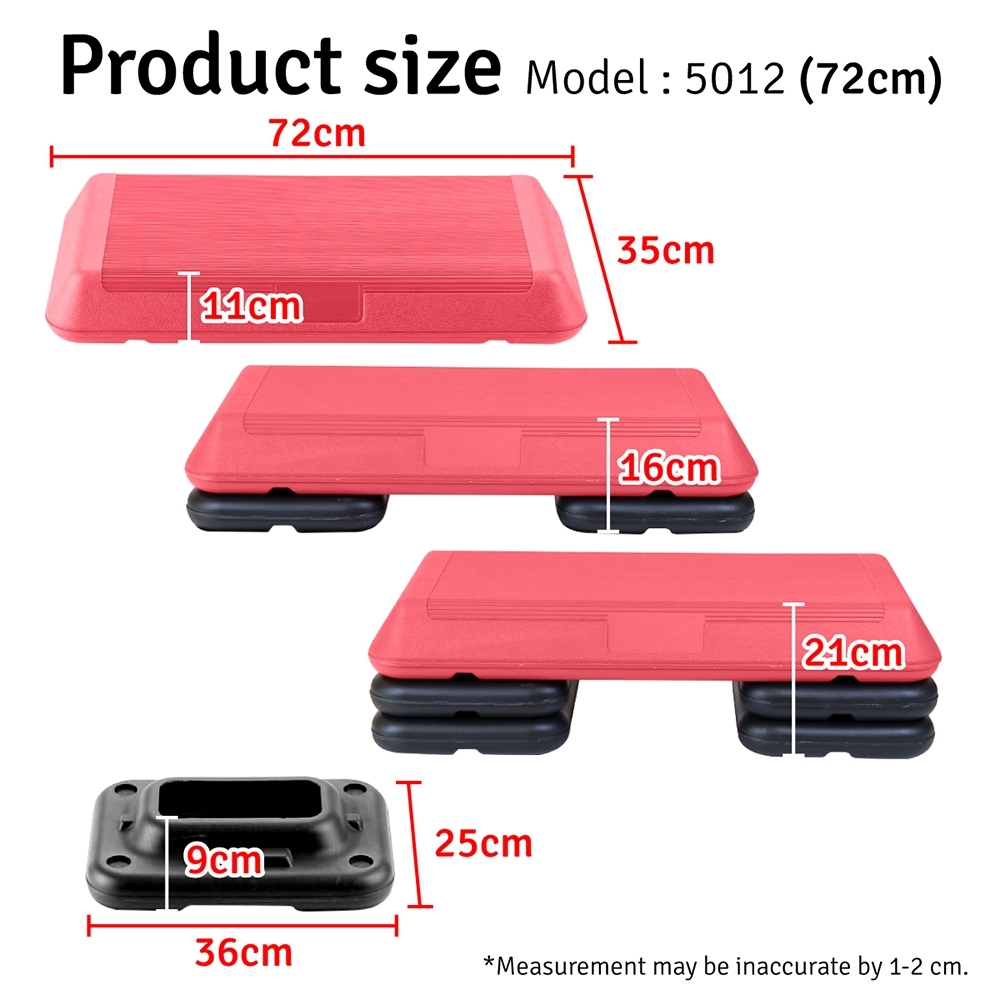 Mô tả [All 72cm BG -Bục tập aerobic dậm nhảy giảm cân toàn thân  thể dục thẩm mỹ điều chỉnh độ cao - 4